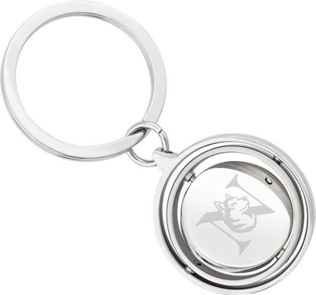 Northeastern University Gimball Keychain