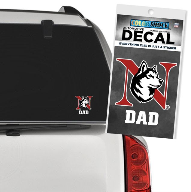 Northeastern University Dad Decal