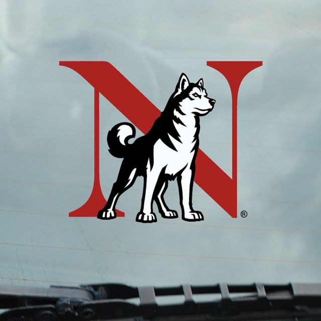 Northeastern University Cling Decal
