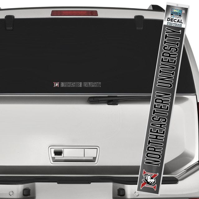 Northeastern University Strip Decal