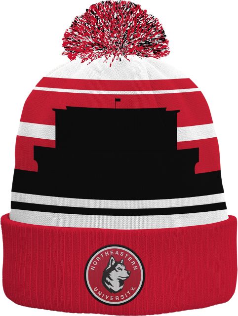 Northeastern University Knit Pom Beanie