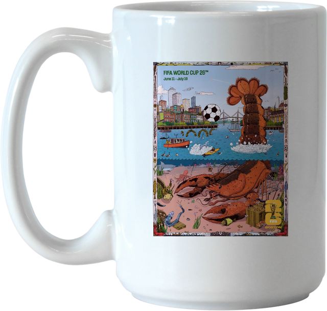 2026 FIFA World Cup Boston Poster Mug