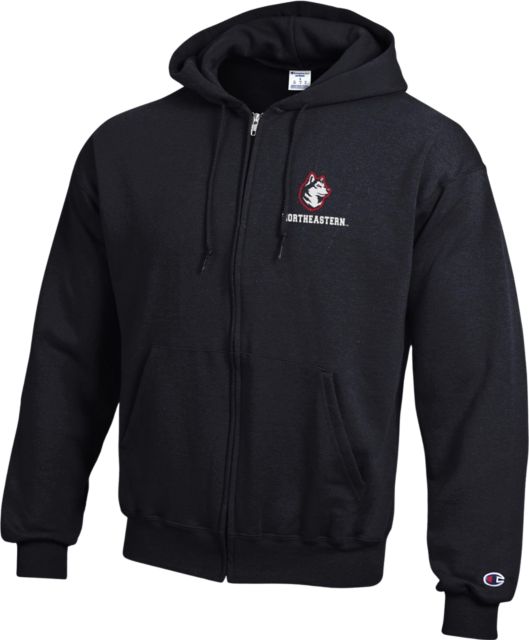 Northeastern University Huskies Full Zip Hooded Sweatshirt