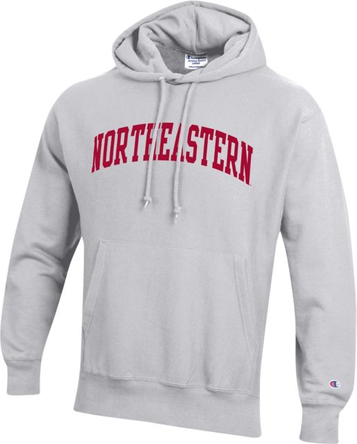 Northeastern University Reverse Weave Hooded Sweatshirt