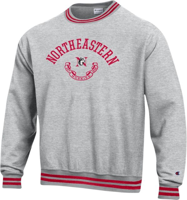 Northeastern University Reverse Weave Crewneck Sweatshirt