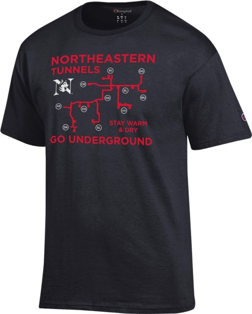 Northeastern University Tunnels Short Sleeve T-Shirt