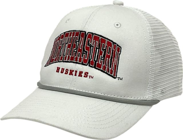 Northeastern University Huskies Mesh Snapback Rope Cap