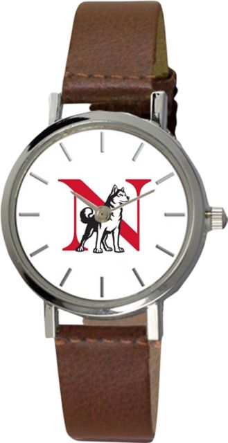 Northeastern University 28mm Ladies Leather Watch - ONLINE ONLY