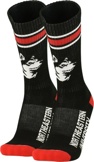 Northeastern University Huskies Crew Socks