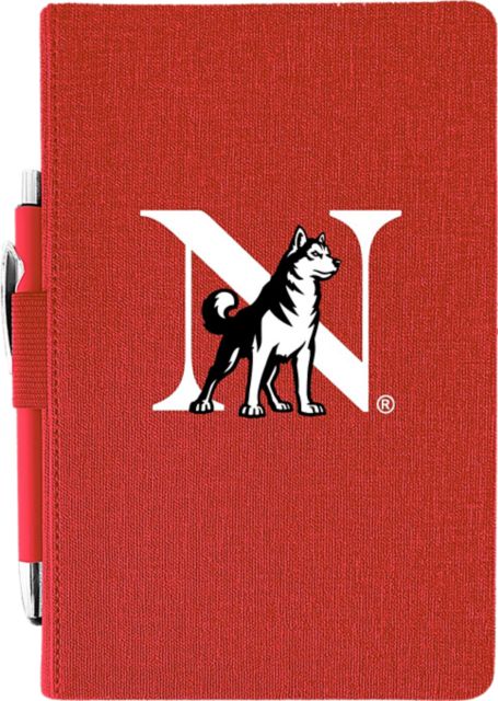Northeastern University Journal with Pen