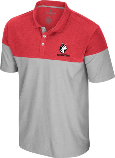 Northeastern University Huskies Colorblock Polo