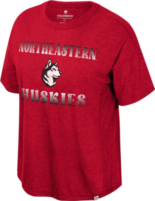 Northeastern University Huskies Stereotypical Oversized Short Sleeve T-Shirt