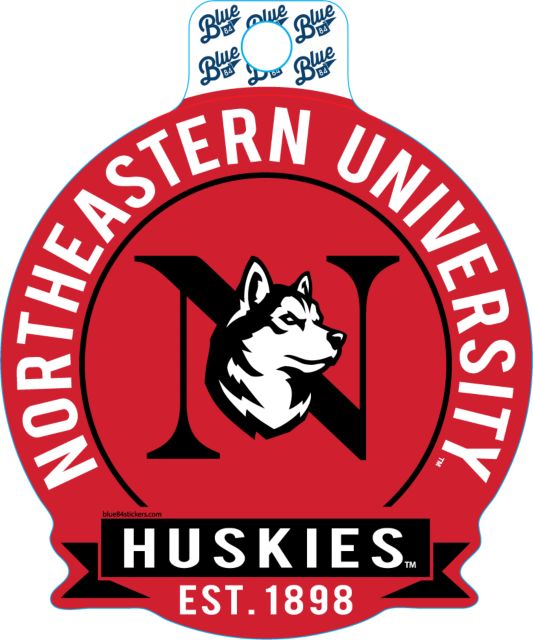Northeastern University Huskies Full Size Sticker