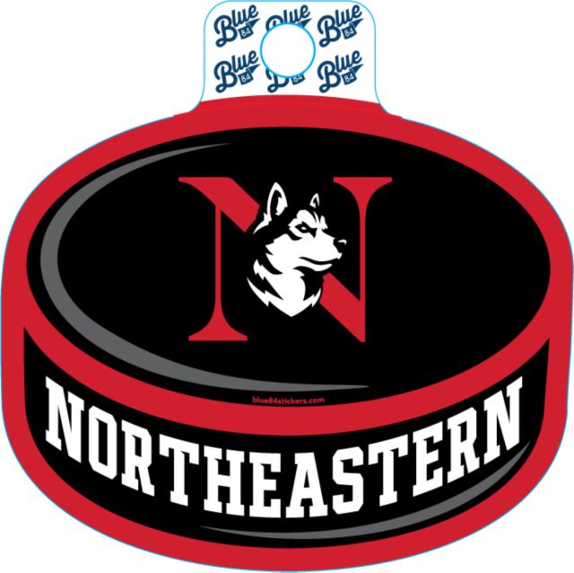 Northeastern University Fullsize Hockey Sticker