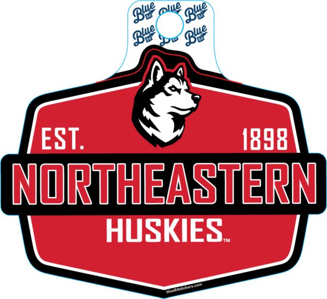Northeastern University Huskies Full Size Sticker