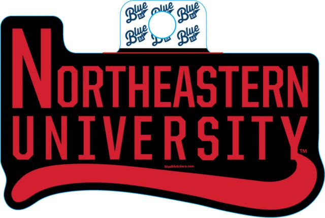 Northeastern University Full-Size Sticker
