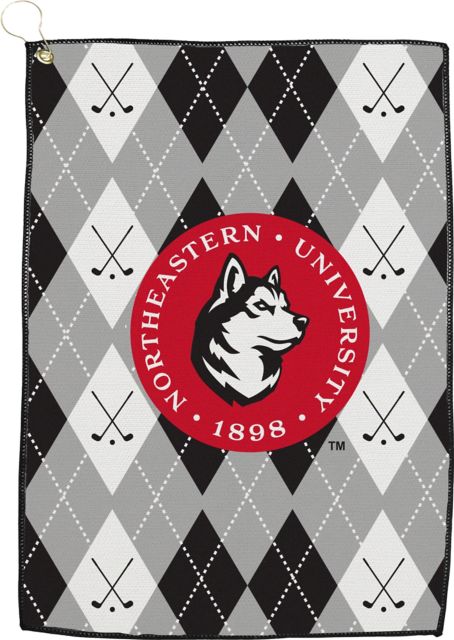 Northeastern University Golf Towel