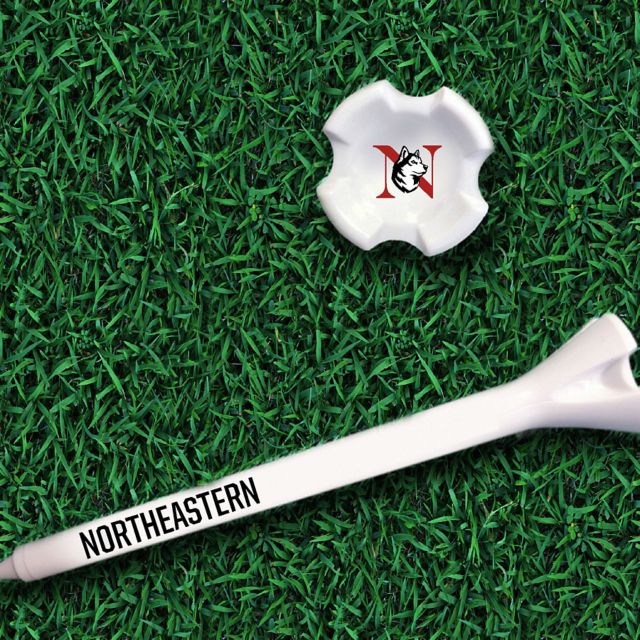 Northeastern University Golf Tees - 8 Pack