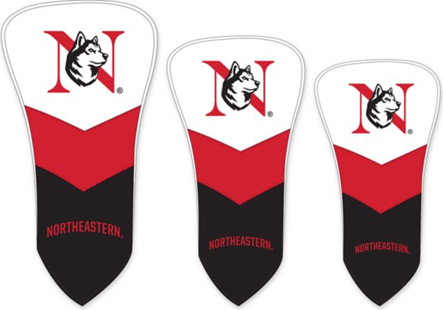 Northeastern University Golf Head Cover 3-Pack