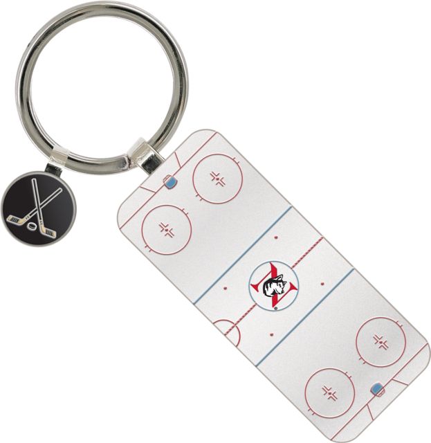 Northeastern University Hockey Keychain