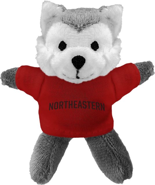 Northeastern University Plush Magnet
