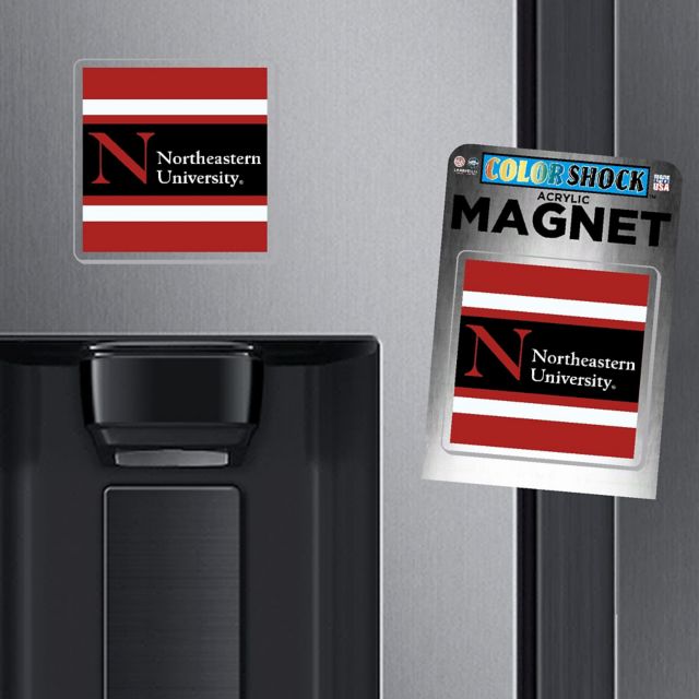 Northeastern University 7" Huskies Magnet