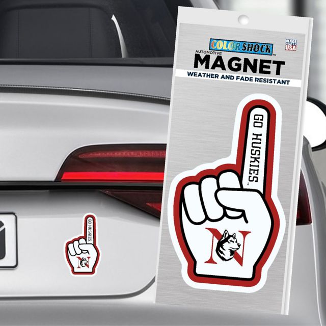 Northeastern University Huskies 4x4 Magnet