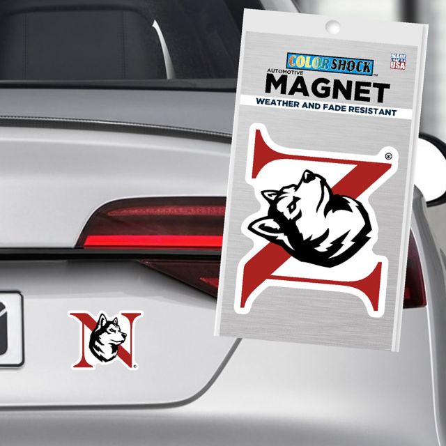 Northeastern University Huskies 4'' x 4'' Magnet