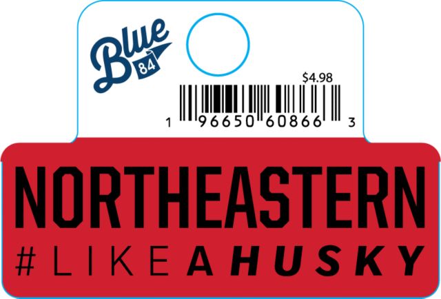 Northeastern University Mini Sticker