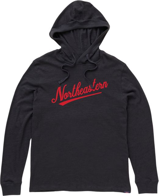 Northeastern University Sun Washed Hooded Sweatshirt