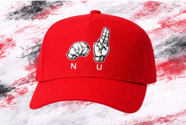 Northeastern University American Sign Language Cap