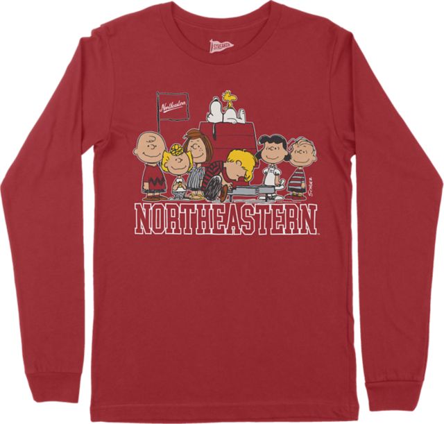 Northeastern University Peanuts Long Sleeve T-Shirt