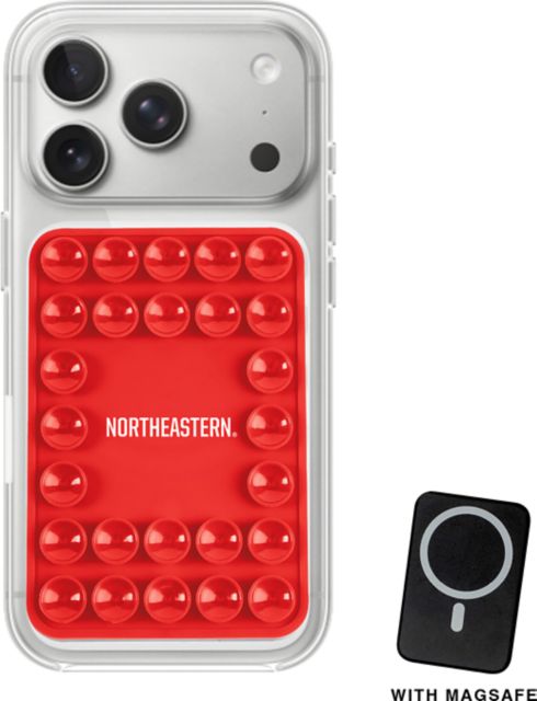 Northeastern University Silicone Holder with MagSafe