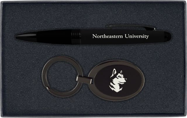 Northeastern University Huskies Keytag & Pen Giftset