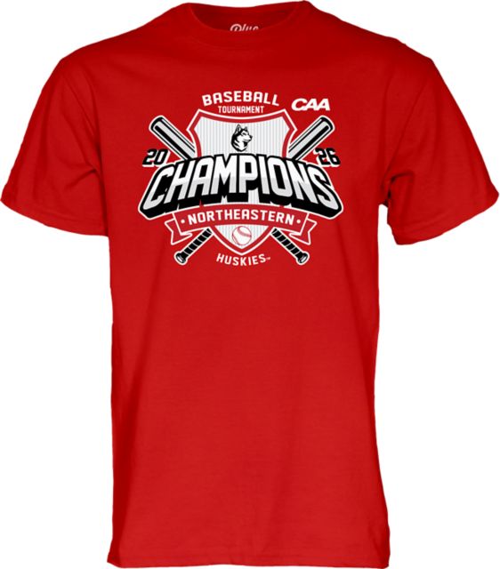 Northeastern University Baseball 2026 Conference Champions Short Sleeve T-Shirt