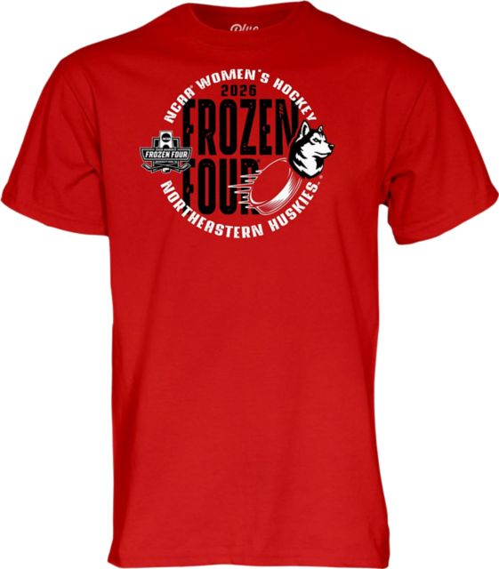 Northeastern University Women's Hockey 2026 Frozen Four Short Sleeve T-Shirt