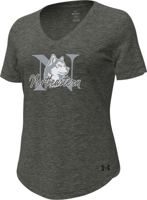 Northeastern University Women's V-Neck Short Sleeve T-Shirt