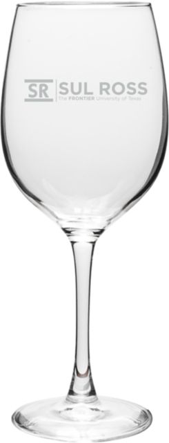 Sul Ross State University 16 oz. Wine Glass