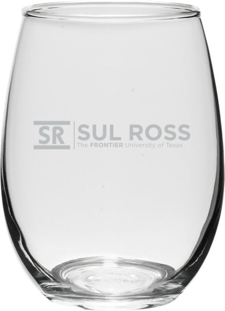 Sul Ross State University 21 oz. Wine Glass