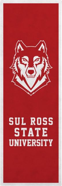 Sul Ross State University Lobos 12x36 Banner