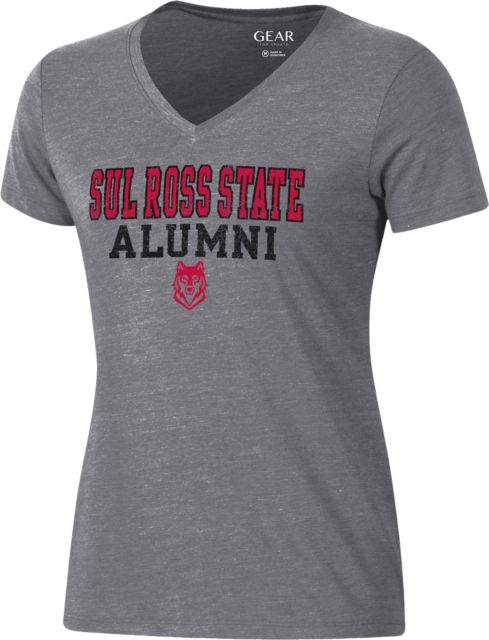 Sul Ross University Women's Alumni V-Neck Short Sleeve T-Shirt