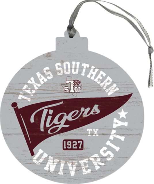 Texas Southern University Tigers Round Ornament