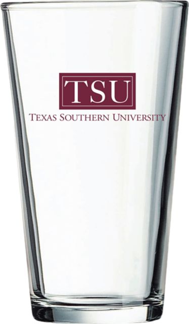 Texas Southern University 16 oz. Glass