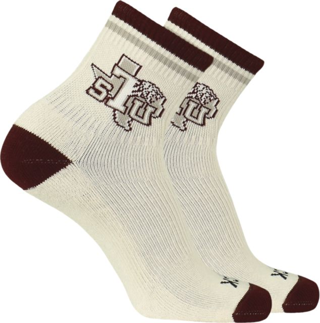 Texas Southern University Vintage Quarter Crew Socks