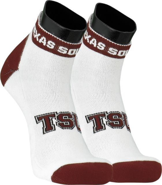 Texas Southern University Low Cut Socks