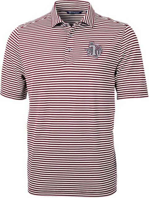 Texas Southern University Striped Eco Polo