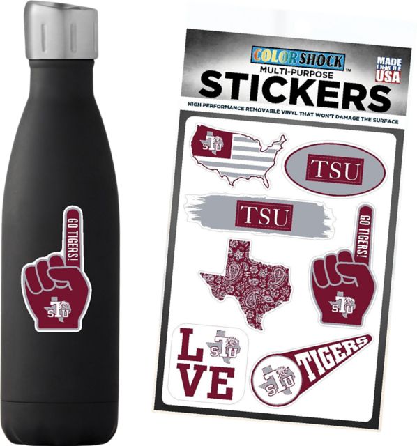 Texas Southern University 7.5'' x 7.5'' Sticker Sheet