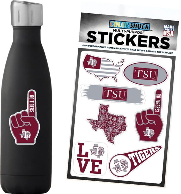 Texas Southern University 7.5'' x 7.5'' Sticker Sheet