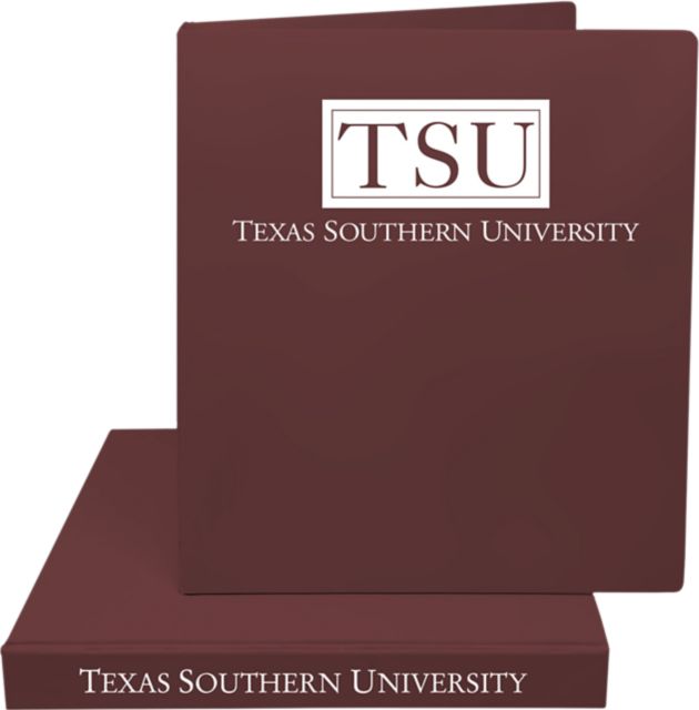 Texas Southern University 1'' Vinyl Binder