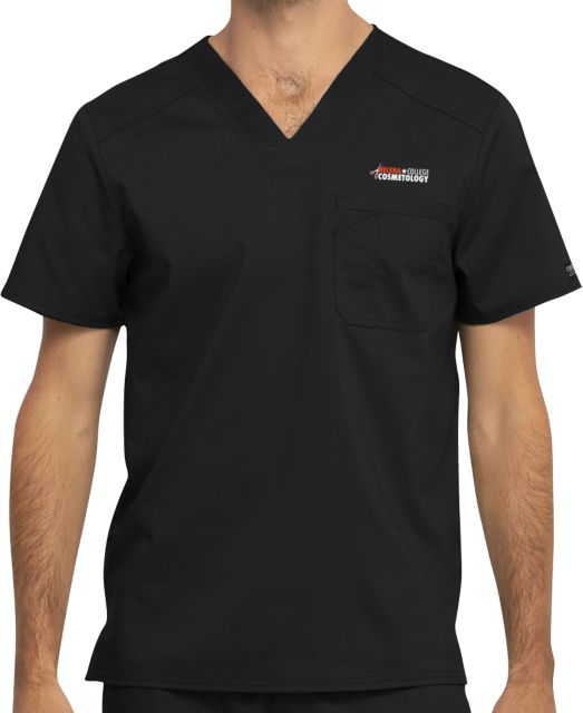 Mens Cosmetology Revolution Scrub Top - ONLINE ONLY